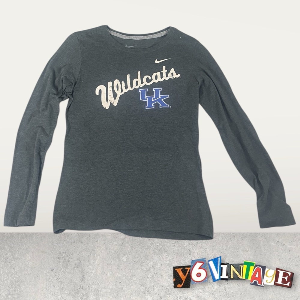 Large Gray Nike University Of Kentucky Wildcats Long Sleeve
